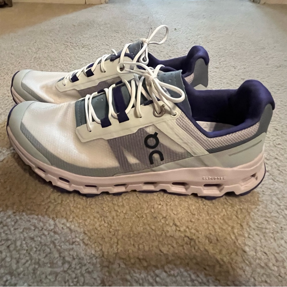 On running shoes excellent condition. Worn once